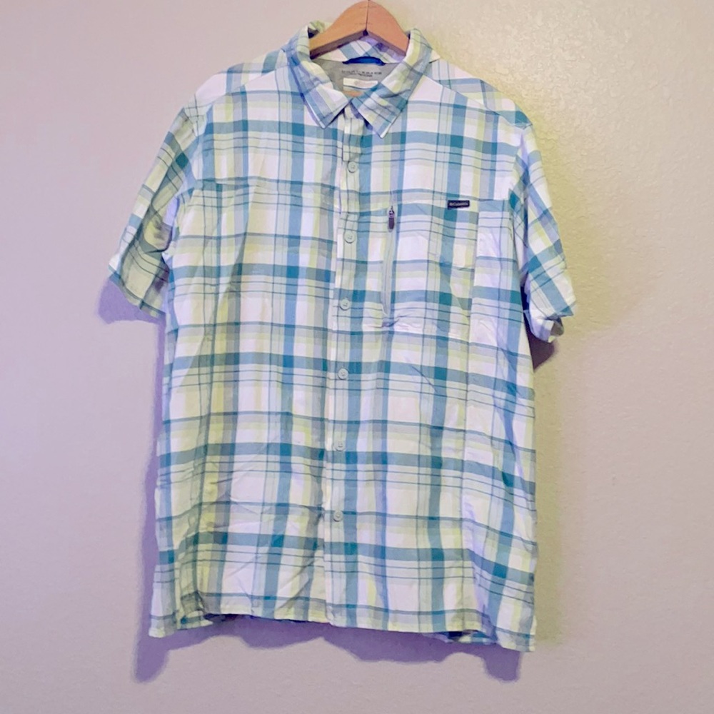 Columbia Shirt- Omni Shade with zipper